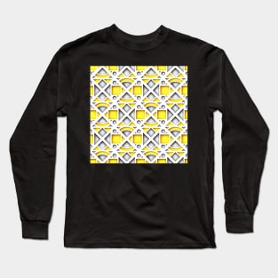 3d Сolorful Geometric Pattern Long Sleeve T-Shirt